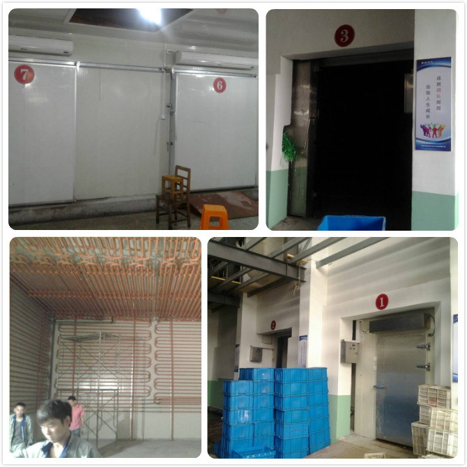 綠安農場冷庫安裝現(xiàn)場