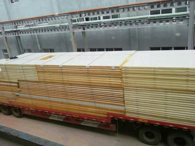 冷庫建造施工現(xiàn)場