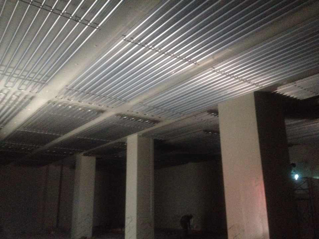 博多冷庫施工現(xiàn)場